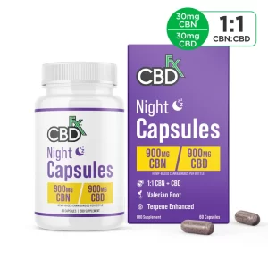 CBD CBN Night Capsules For Sleep